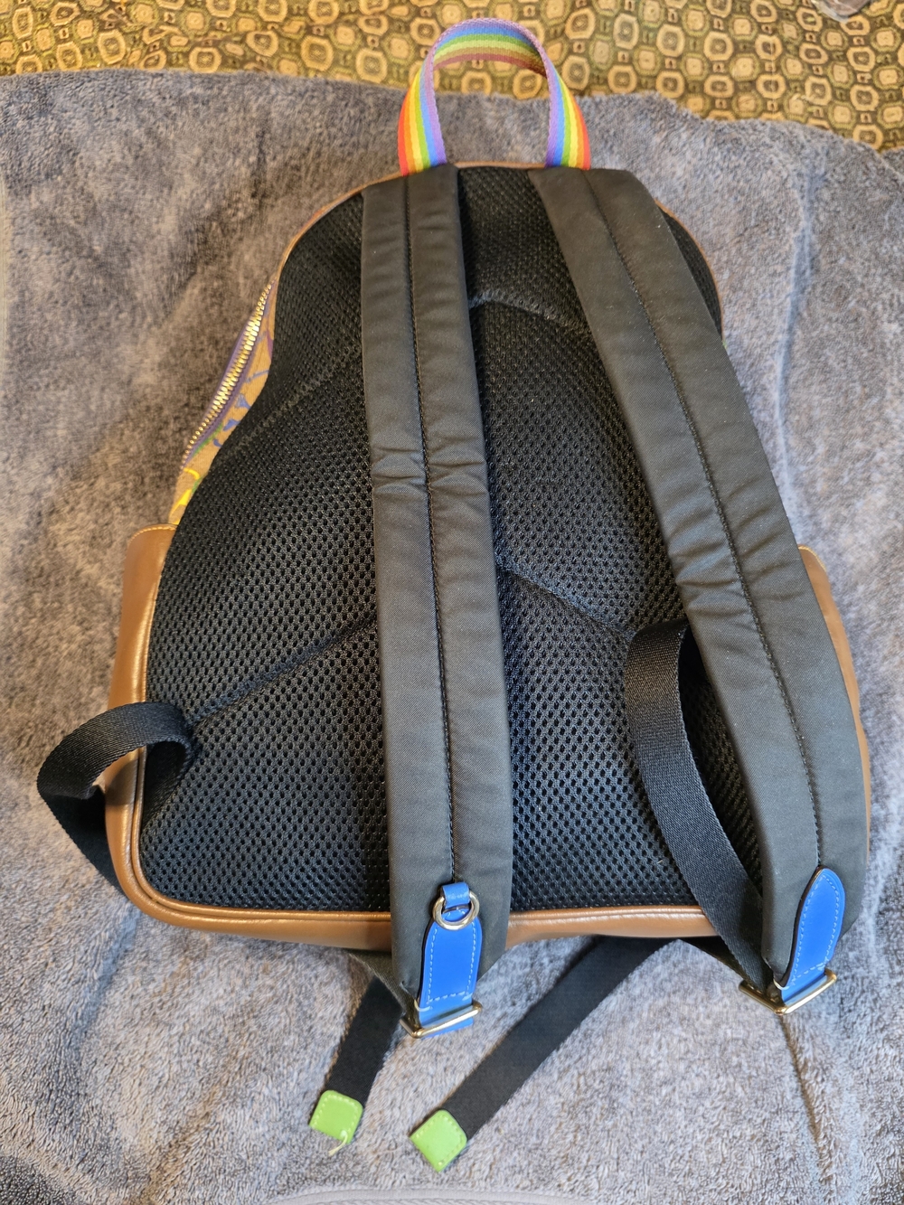 Coach Rainbow Signature Backpack - Multicolor - Picture 11 of 14